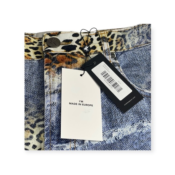 new One Teaspoon ✌︎︎ Leoparty Bandits High Waist Shorts ✌︎︎ Leopard Khaki ✌︎︎ 34 - Picture 11 of 16